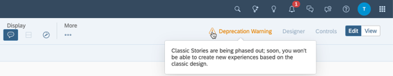1 Warn Customers on Deprecation of Classic Design Experience.png